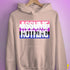 Assume Nothing Genderfluid Pride Flag Hoodie - Light Pink